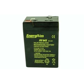Bateria PLOMO 6V/4,5Ah AGM  70x47x107mm ENERGIVM
