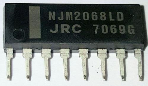 Circuito Integrado en linea SIP8 NJM2068LD