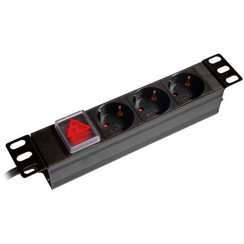 Regleta Electrica PDU Rack 10′  3Enchufes