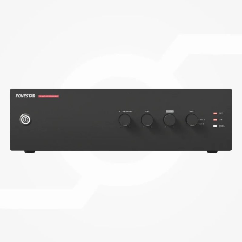 Amplificador PA 60Wrms 2AUX FONESTAR