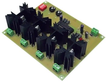 Automatismo Regulador Tiras led belen 12V 4Amp 4 salidas R-46