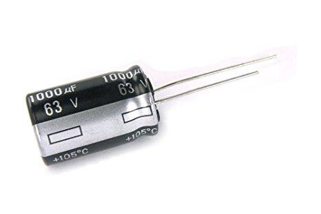 1000uF 63Vdc Condensador Electrolitico 105ÂºC 16x25mm