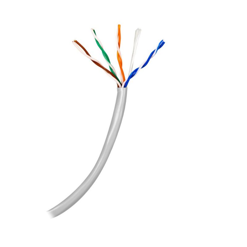 Cable UTP Cat5e Rigido CCA GRIS (100m) SAFIRE