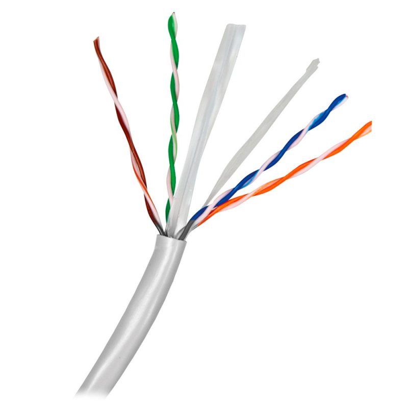 Cable UTP Cat6 Rigido CCA GRIS (100m) SAFIRE