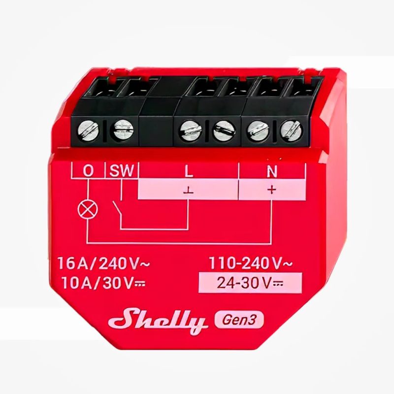 Relé Shelly 1PM Gen3