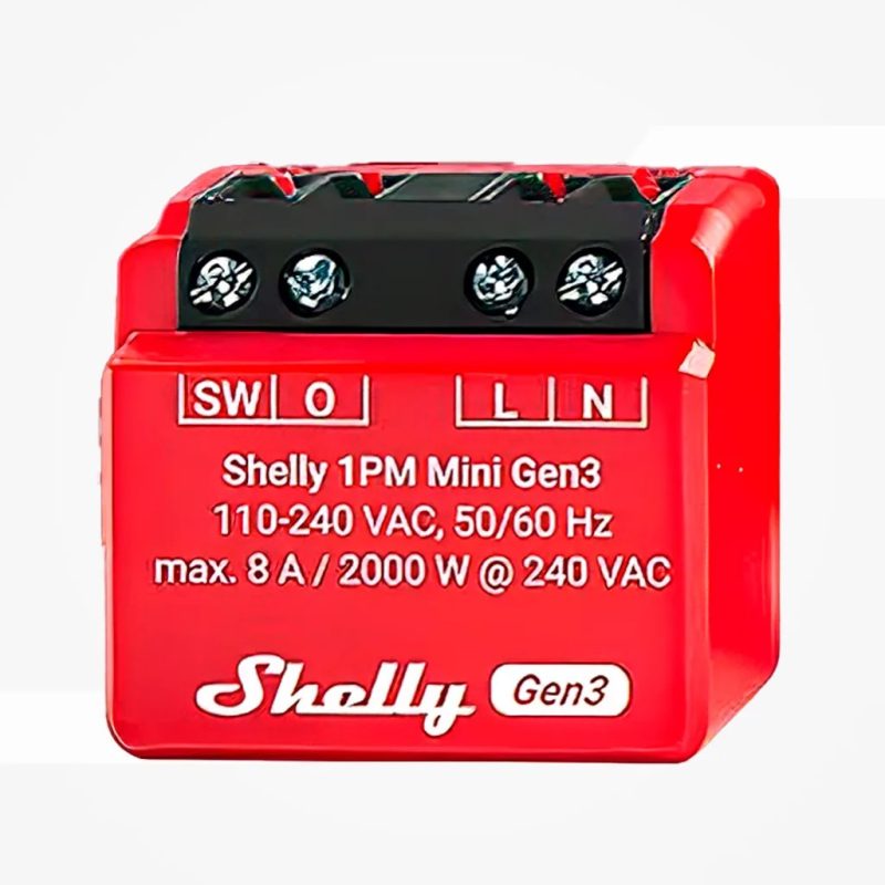 Relé Shelly 1PM Mini Gen3