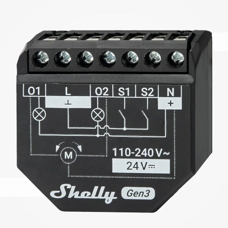 Relé Shelly 2PM Gen3