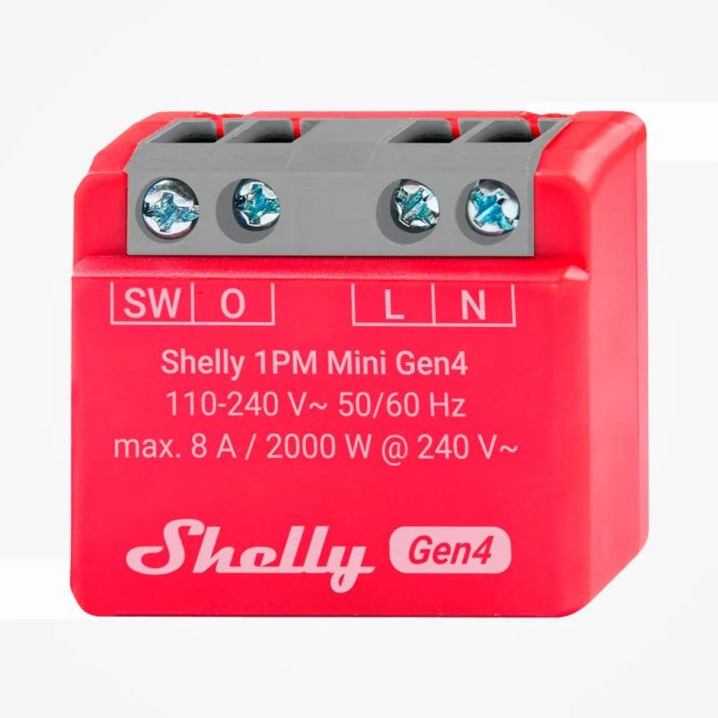 Relé Shelly 1PM Mini Gen4