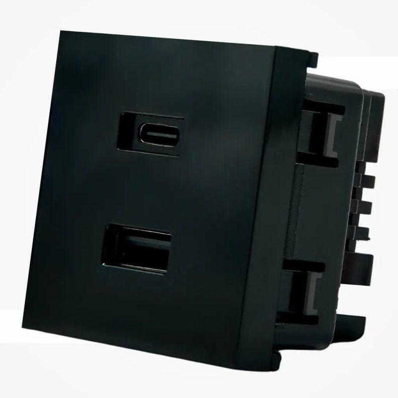 Shelly USB charger for Wall Display Stand Black