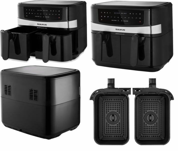 FREIDORA AIRE TAURUS AIR FRY DIGITAL DUO - Imagen 2
