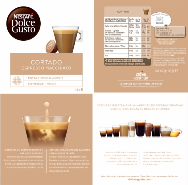 CAPSULAS CAFE DOLCE GUSTO CORTADO - Imagen 2