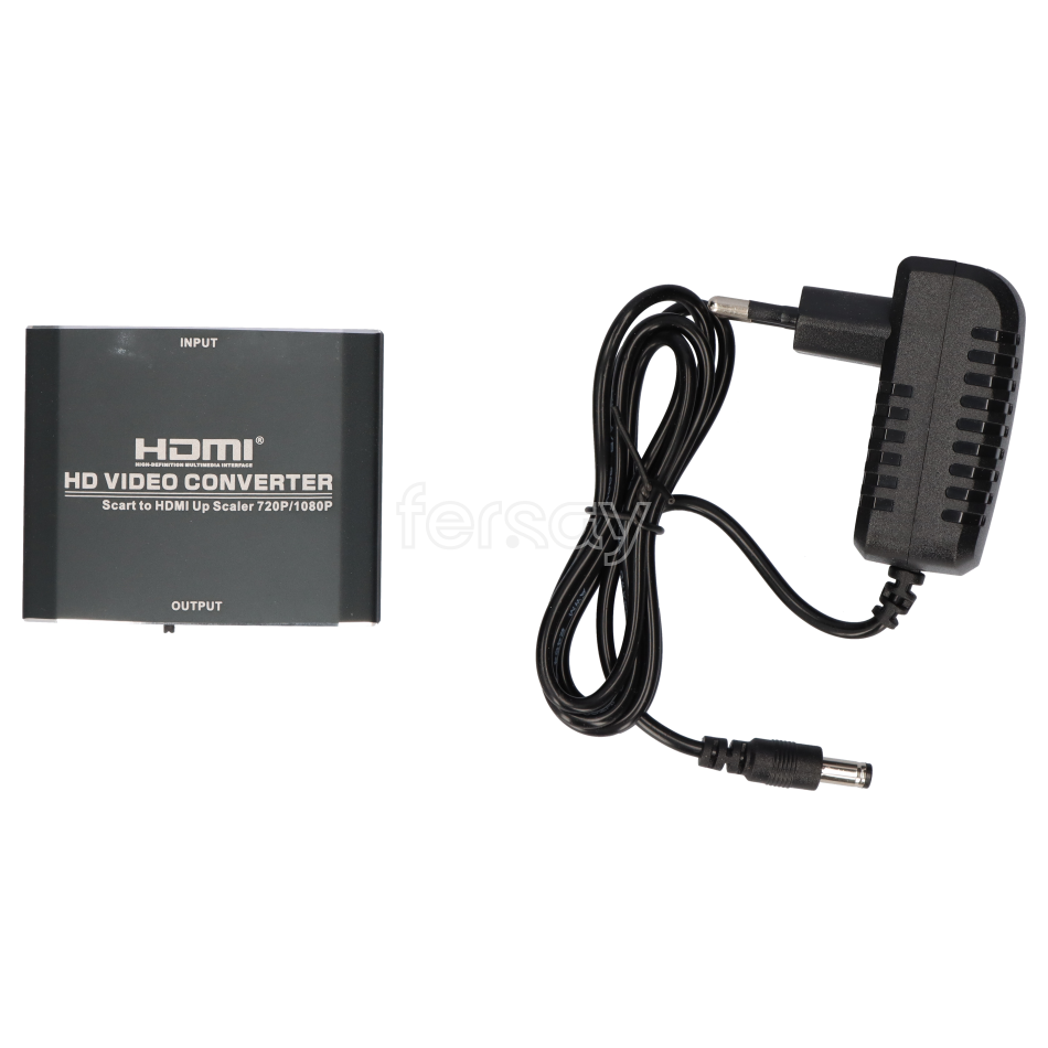 Mini convertidor euroconector a HDMI, 1920×1200, 1080i/p, 720p, 576i/p, 480i/p, con salida de audio independiente