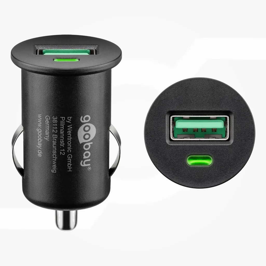 18 W Cargador rápido USB para coche