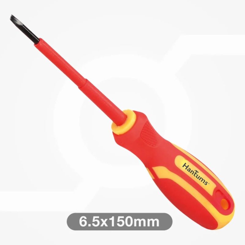 Destornillador aislante plano 6,5x150mm