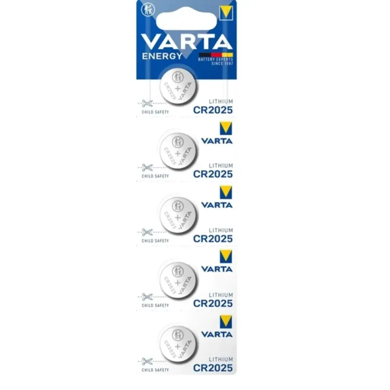 Pilas Litio CR2025 VARTA (Blister 5 Pilas )