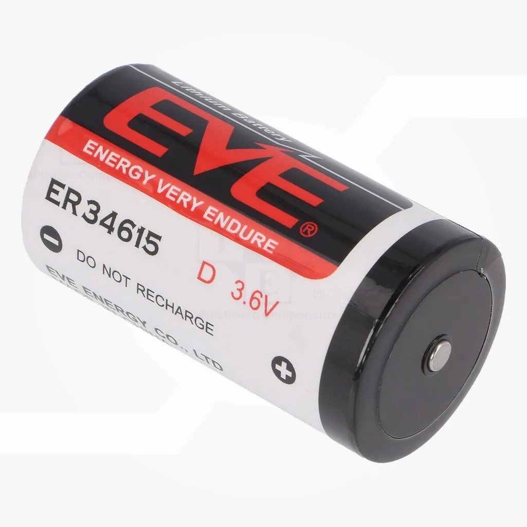 Pila de litio D 3,6V 19000mAh no recargable Ø32,9×61,5mm